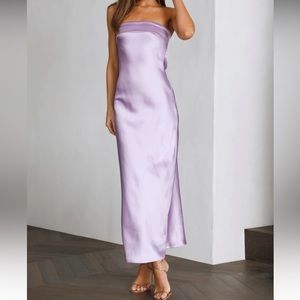 Coolness Calling Maxi Dress Lilac- XS